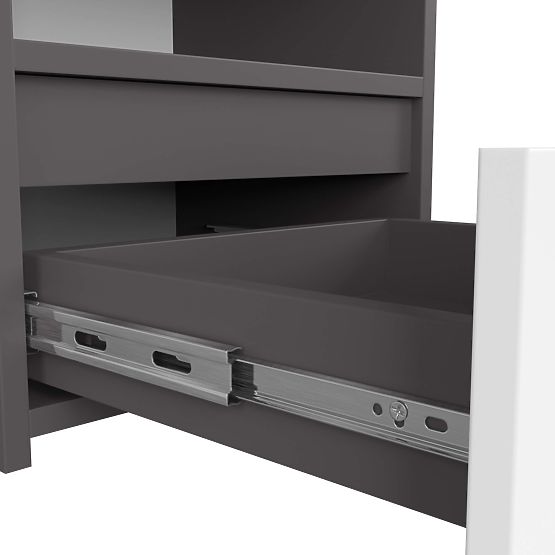 COMMODE CL1 PK GRIS GRAPHITE / BLANC