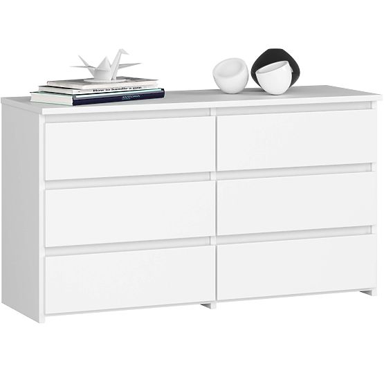 COMMODE CL100 6TIROIRS PK BLANCHE