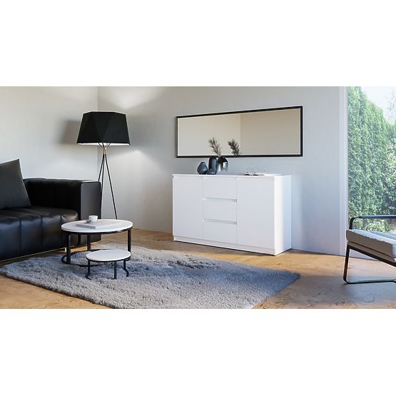 Commode COSTA 1D3S/2D3S BLANCHE