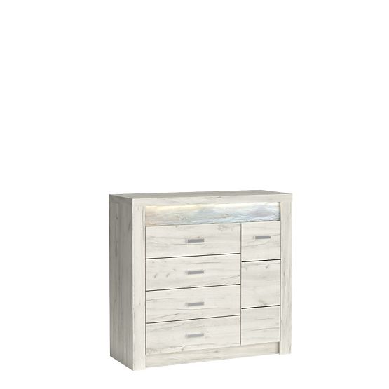 Commode INDIANAPOLIS I17 kraft blanc