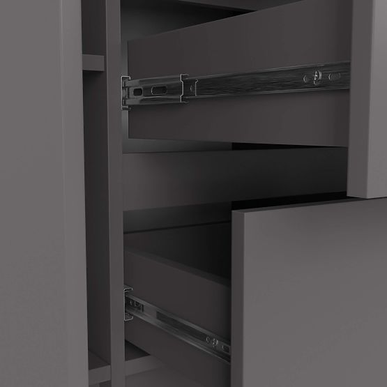 COMMODE K100 2D 3T PK GRIS GRAPHITE