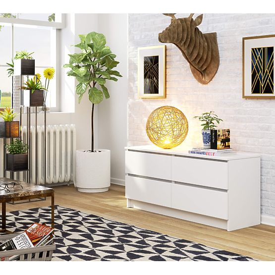 COMMODE K120 4SZ CLP PK BLANCHE