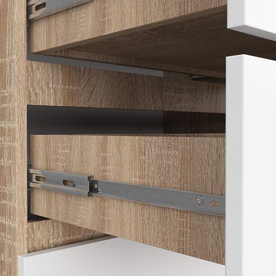 COMMODE K140 10SZ CLP PK CHÊNE SONOMA / BLANC