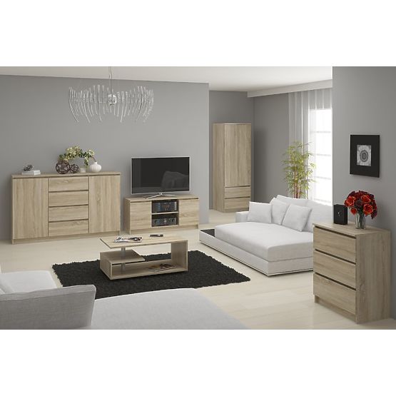 COMMODE K140 10TIROIRS CLP PK CHÊNE SONOMA
