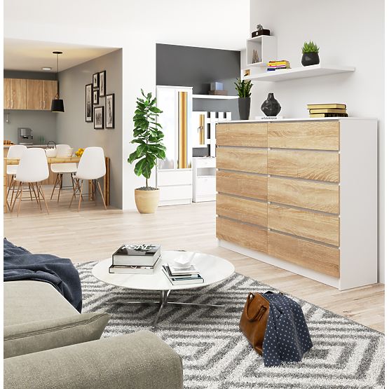 COMMODE K160 10SZ CLP PK BLANC / SONOMA