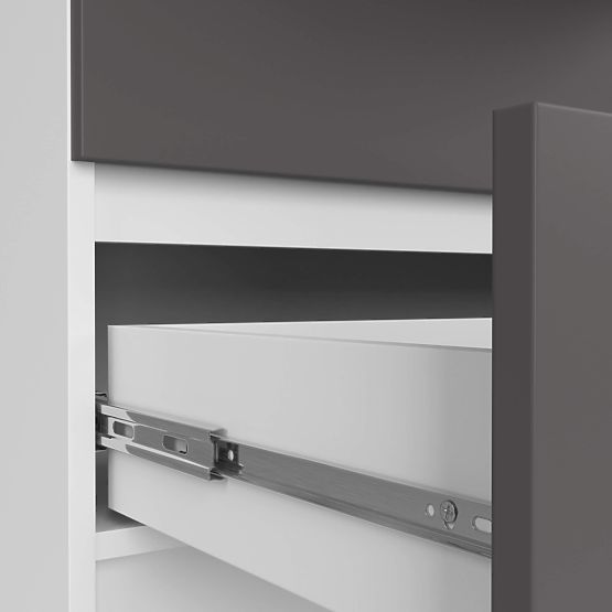 COMMODE K160 10TIROIRS CLP PK BLANC / GRIS