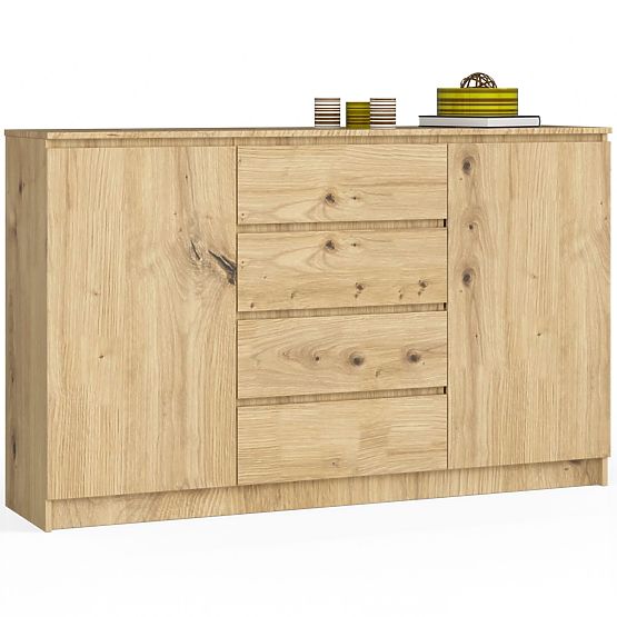 COMMODE K160 2D 4T CLP PK CHÊNE ARTISAN