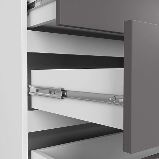 COMMODE K160 8TIROIRS CLP PK BLANC / GRIS