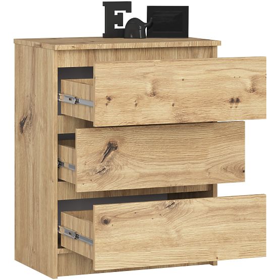 COMMODE K60 3TI CLP PK CHÊNE ARTISAN