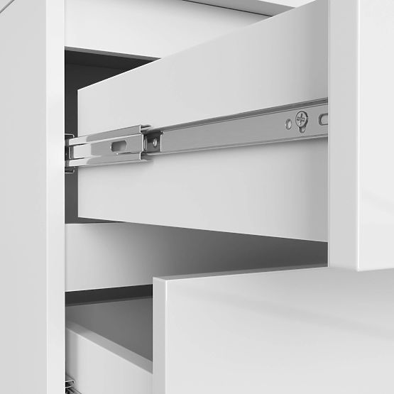 COMMODE K60 3TIROIRS CLP PK BLANC BRILLANT