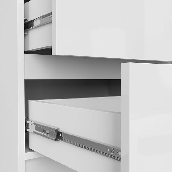 COMMODE K60 5TIROIRS CLP PK BLANC BRILLANT