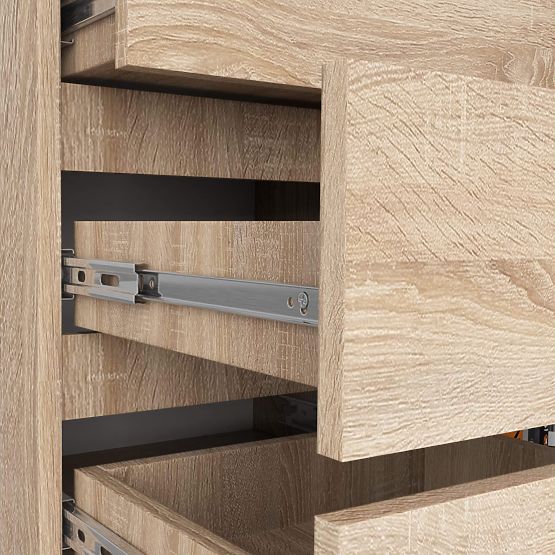 COMMODE K80 1D 5T PK CHÊNE SONOMA