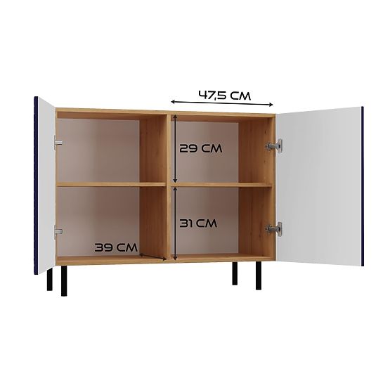 Commode KAMA 2D/K ARISAN GRENAT