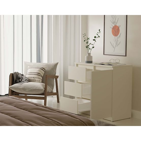 Commode Malwa 1D3S BEIGE CACHEMIRE