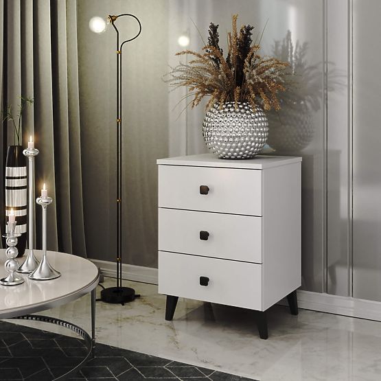COMMODE MOBI K-03 BLANC NOIR