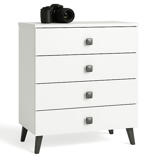 COMMODE MOBI K-04 BLANC NOIR