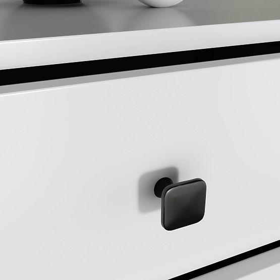 COMMODE MOBI K-06 BLANC NOIR