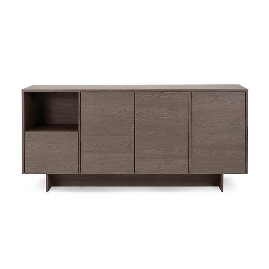 Commode à quatre portes Kanso, Chêne Baltic Storm