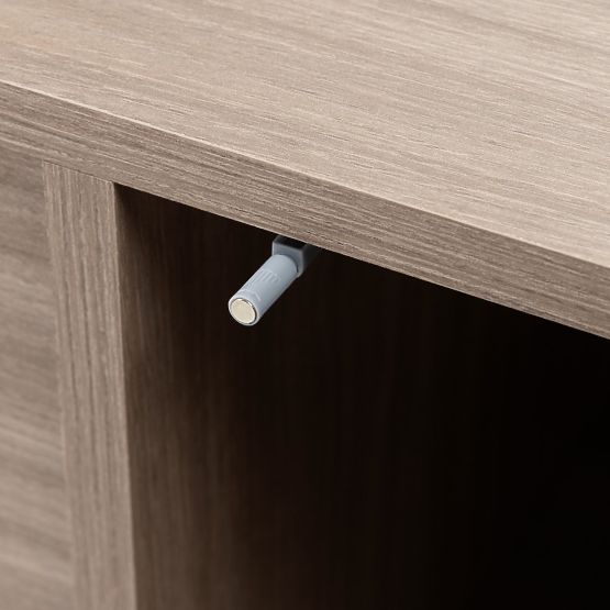 Commode à quatre portes Kanso, chêne perle