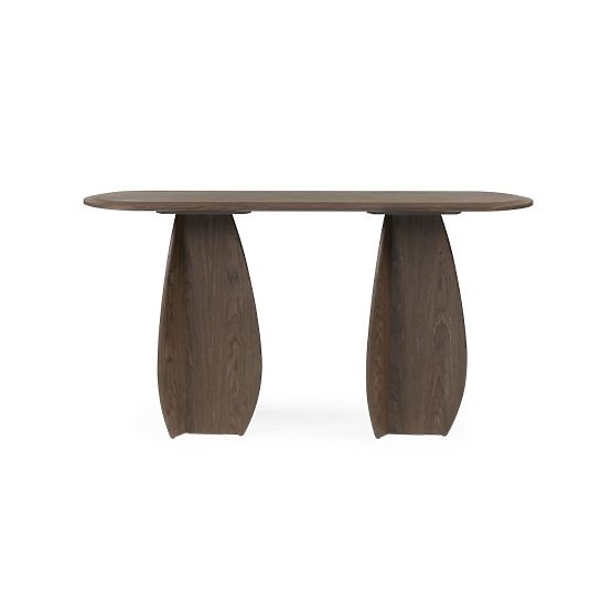 Console/bureau Noku 150 cm, noyer foncé