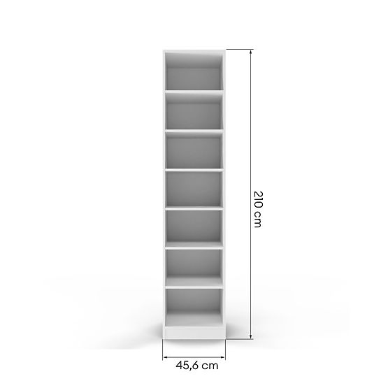 Corps/intérieur d'armoire Neroli avec étagères 45,6 cm, blanc
