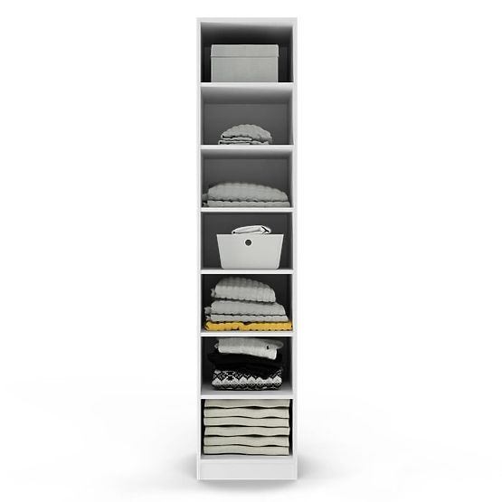 Corps/intérieur d'armoire Neroli avec étagères 45,6 cm, blanc