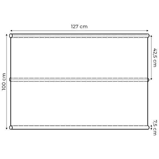 Coussin pour balançoire de jardin 127x100 cm beige MultiGarden