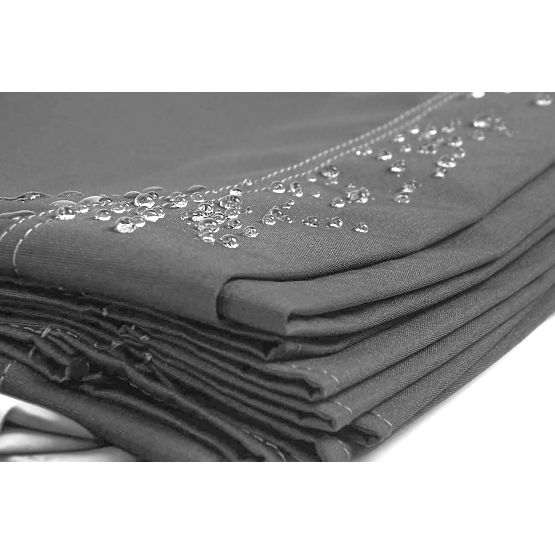 Coussin pour balançoire de jardin 127x100 cm gris MultiGarden