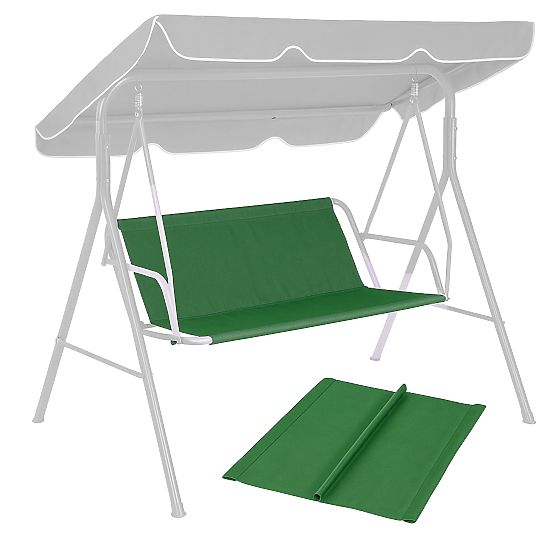 Coussin pour balançoire de jardin 127x100 cm vert MultiGarden