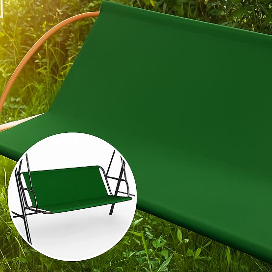 Coussin pour balançoire de jardin 127x100 cm vert MultiGarden