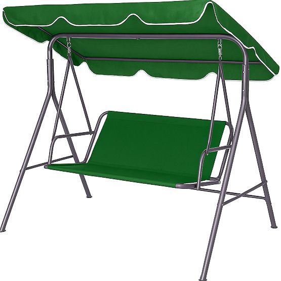 Coussin pour balançoire de jardin 127x100 cm vert MultiGarden