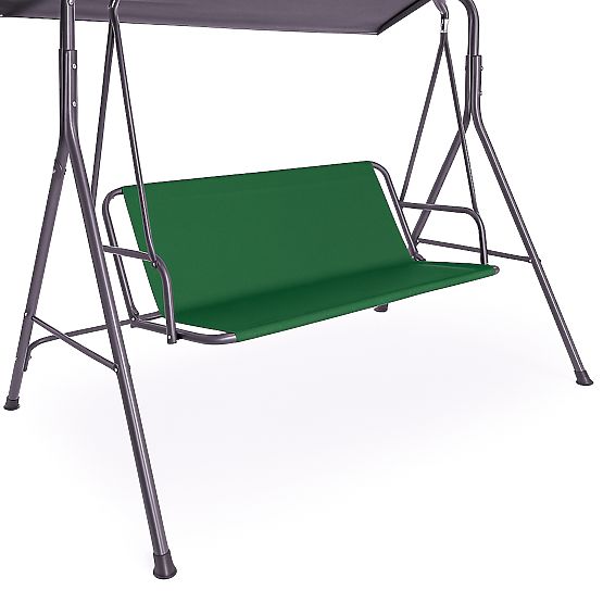 Coussin pour balançoire de jardin 127x100 cm vert MultiGarden