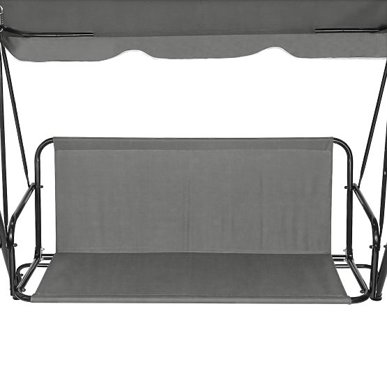 Coussin pour balançoire de jardin 140 x 100 cm gris ModernHome