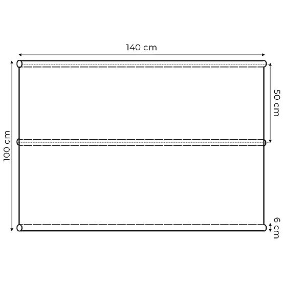 Coussin pour balançoire de jardin 140 x 100 cm gris ModernHome