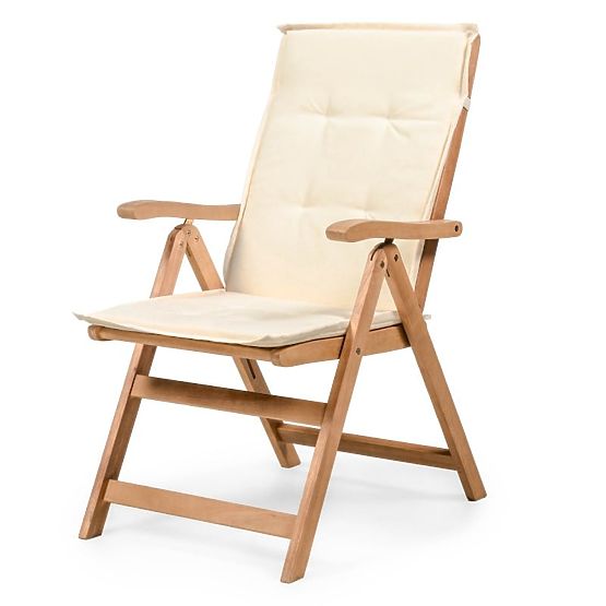 Coussin pour chaise de jardin Familis crème