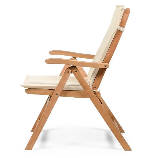 Coussin pour chaise de jardin Familis crème
