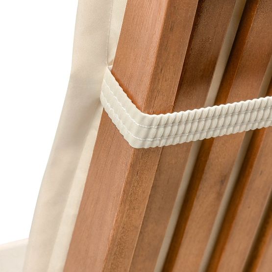 Coussin pour chaise de jardin Familis crème