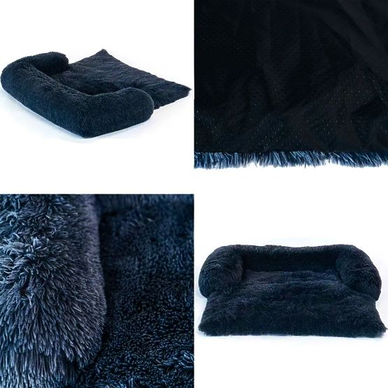 COUSSIN POUR CHIEN POUR CANAPÉ PJ-020 BLEU FONCÉ S