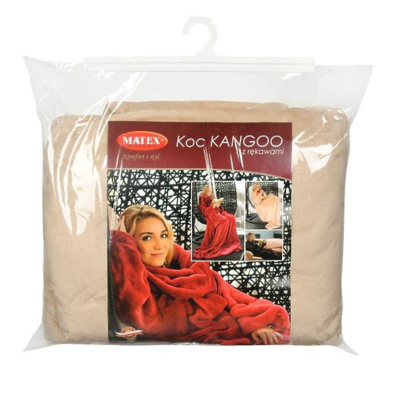 Couverture CASHMERE TOUCH avec manches - 150 x 210 cm (beige)