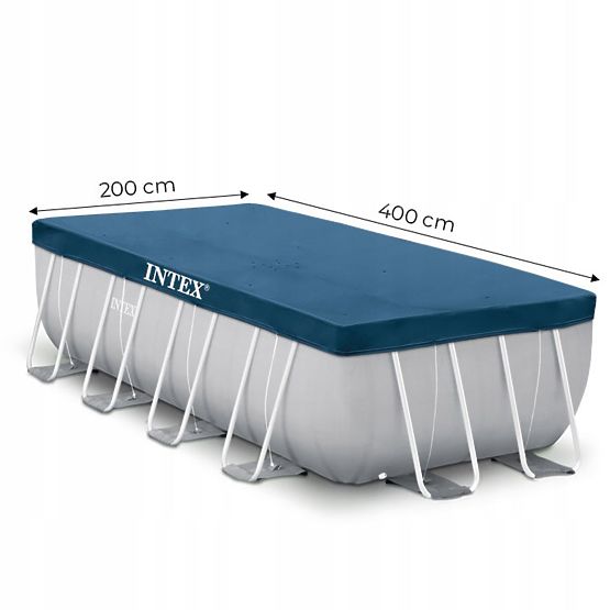 Couverture pour piscine à cadre 400x200cm INTEX