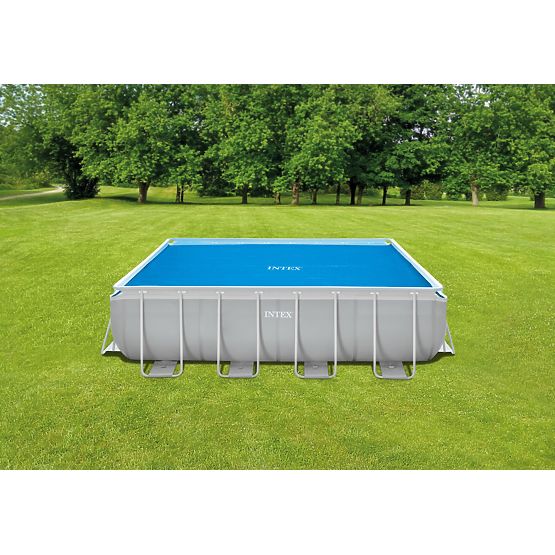 Couverture solaire pour piscine avec cadre 400x200 cm INTEX 28028