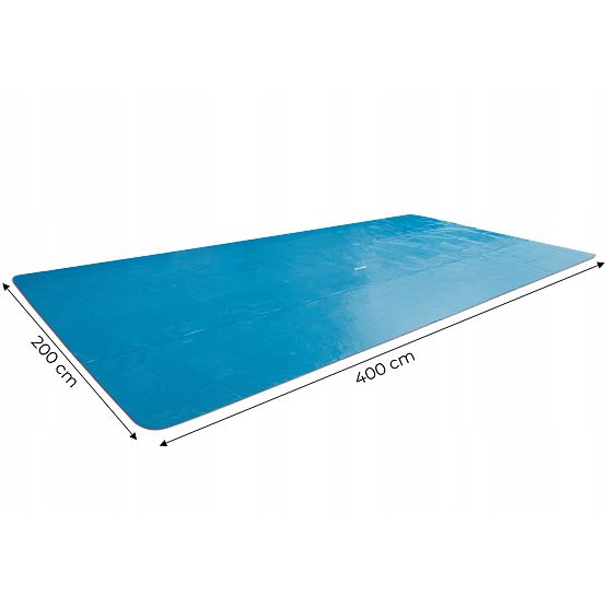 Couverture solaire pour piscine avec cadre 400x200 cm INTEX 28028
