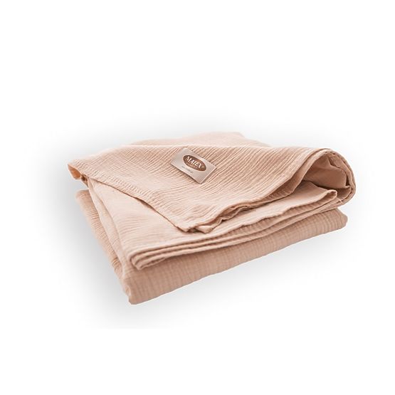 Couvre-lit mousseline 210x240 beige