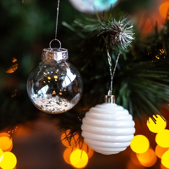 Décorations de Noël blanches 30pcs sysd1688-057