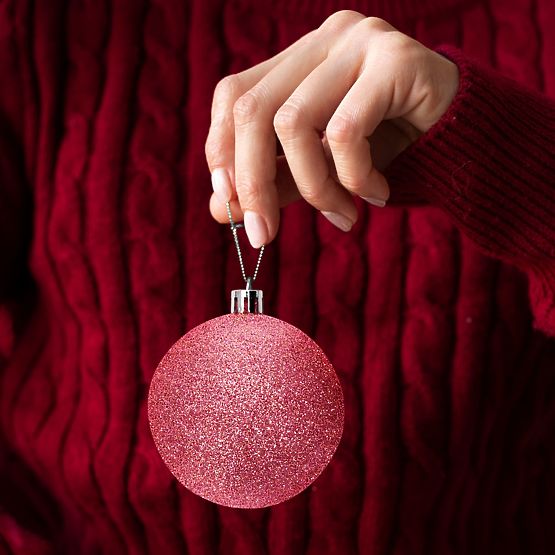 DÉCORATIONS DE NOËL ROSE ROUGE 36PCS 311433