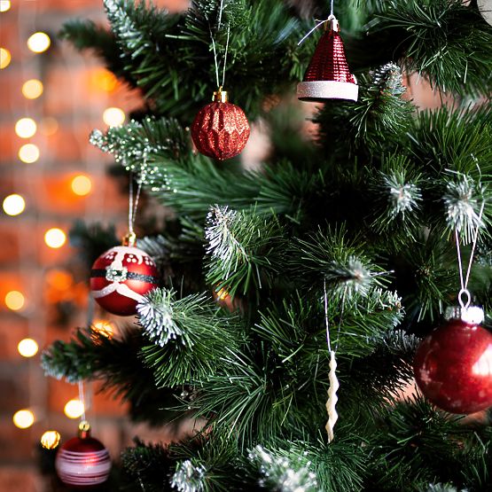 DÉCORATIONS DE NOËL ROUGE ET BLANC 78PCS SYSD1688-113