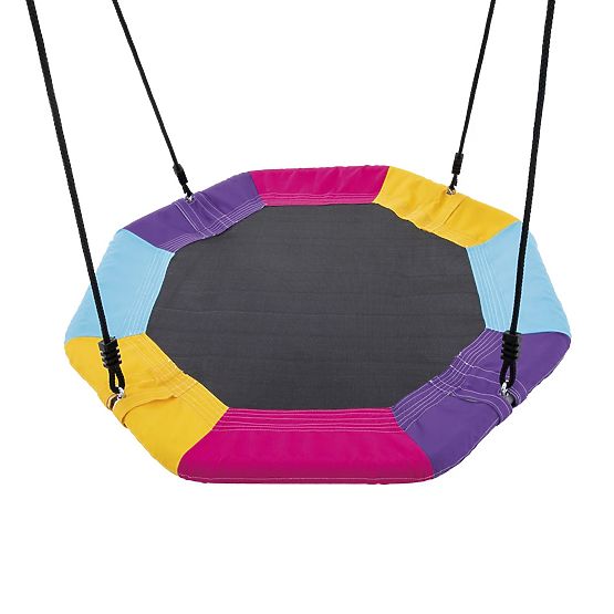 Double balançoire de jardin aire de jeux pour enfants nid d'oiseau INTEX 44126