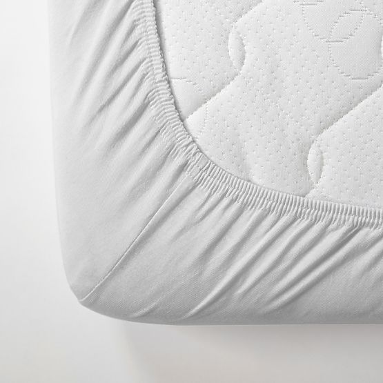 Drap coton 200x90 cm - blanc