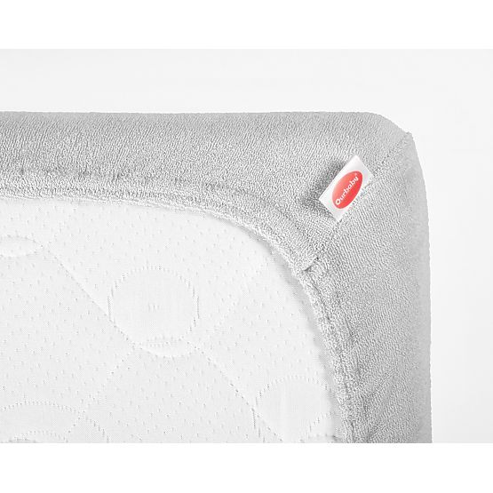 Drap éponge 200x120 cm - gris