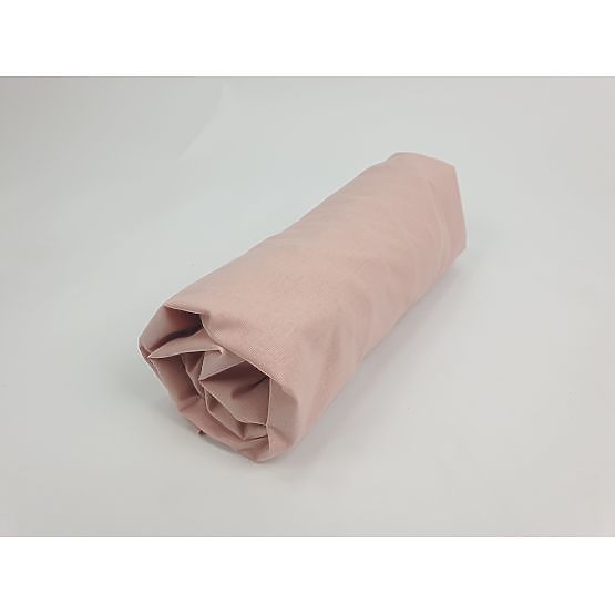 Drap-housse en coton 200×120 cm - vieux rose